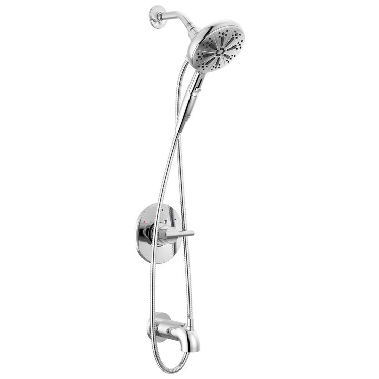 Tub and Shower Trim Monitor Nicoli 14 Series 1 Lever Chrome WaterSense ADA 1.75 Gallons per Minute - Image 1