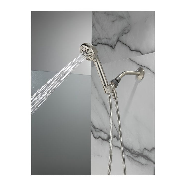 Handshower Universal Showering Stainless WaterSense 1.75 Gallons per Minute 3-5/16 Inch - Image 2