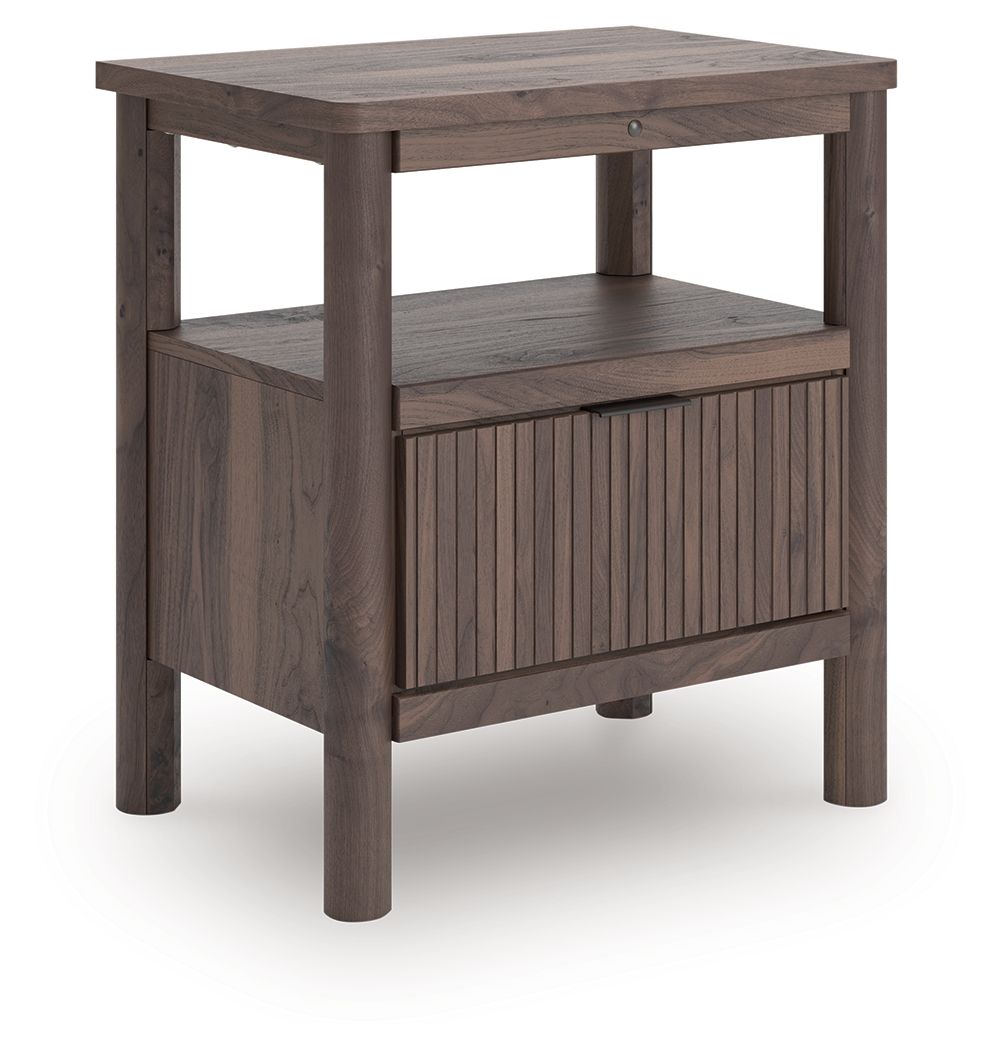 Pamytta – One Drawer Night Stand – Brown