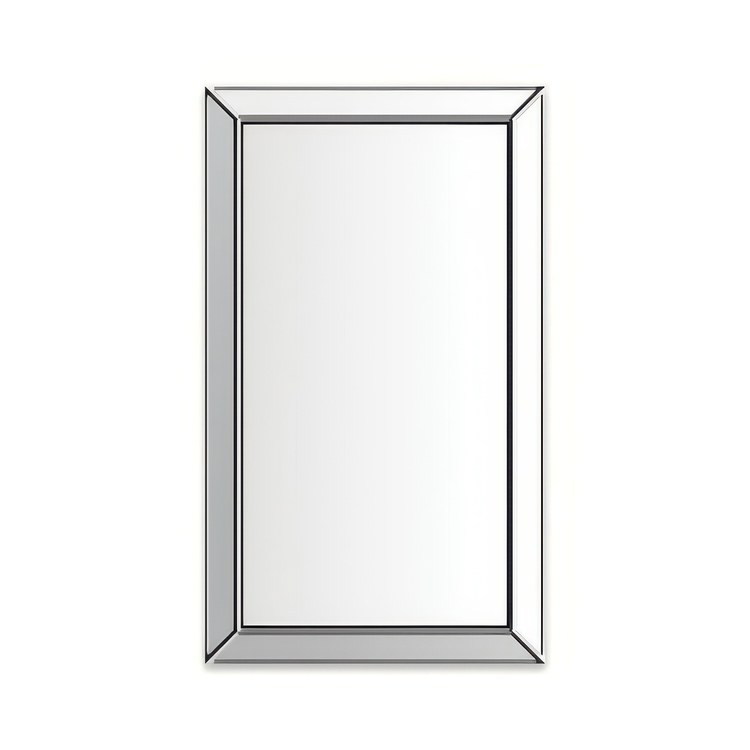 Medicine Cabinet Murray Hill 24 x 40 x 4 Inch Framed 1 Doors Mirrored Slow Closing Chrome - Image 1