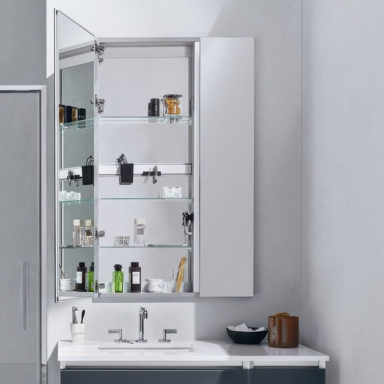 Medicine Cabinet M Series Reserve 24 x 48 x 4 Inch 1 Doors Mirrored Slow Closing Left - Image 3