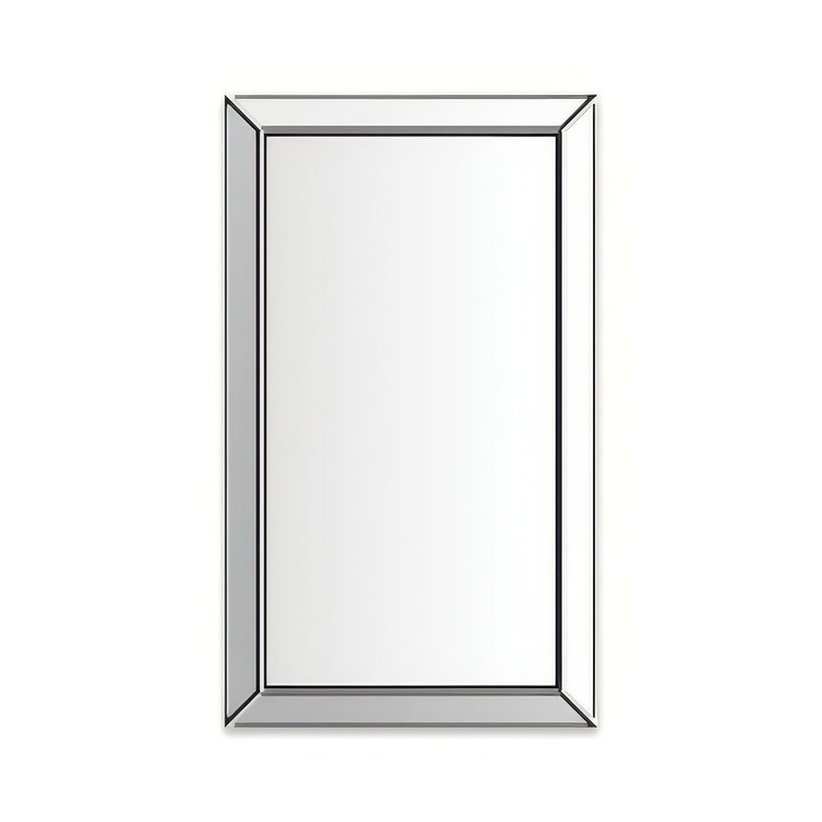 Medicine Cabinet Murray Hill 24 x 40 x 4 Inch Framed 1 Doors Mirrored Slow Closing Chrome with Lights - Image 1