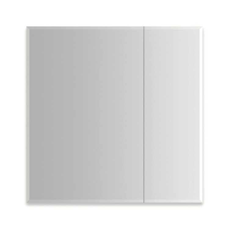 Medicine Cabinet M Series Reserve 30 x 30 x 6 Inch 2 Doors Mirrored Slow Closing Left - Image 1