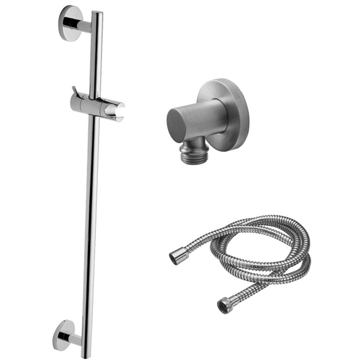 Tiburon Wall-Mount Handshower Slide Bar Kit - Polished Chrome - Image 1