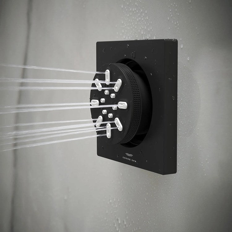 Body Spray Matte Black Rainshower Square 2 Function 0.9 Gallons per Minute 1/2 Inch NPT - Image 2