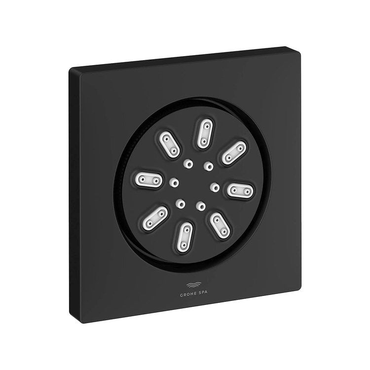 Body Spray Matte Black Rainshower Square 2 Function 0.9 Gallons per Minute 1/2 Inch NPT