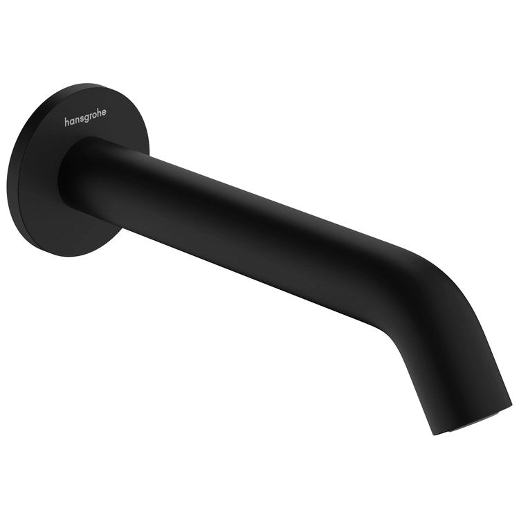 Tub Spout Tecturis S Less Diverter Matte Black Brass 1/2 Inch NPT - Image 1