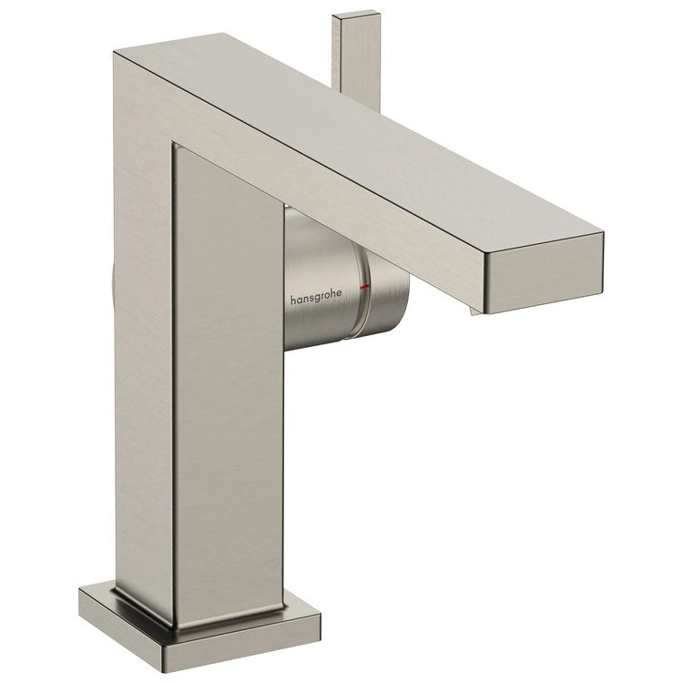 Lavatory Faucet Tecturis E Fine 110 1 Lever ADA WaterSense Brushed Nickel 1.2 Gallons per Minute Less Drain 1 Hole AirPower EcoSmart ComfortZone - Image 1