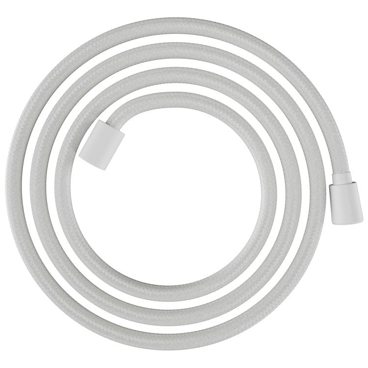 Handshower Hose DesignFlex Textile 80 Inch Matte White 1/2 Inch G Plastic - Image 1