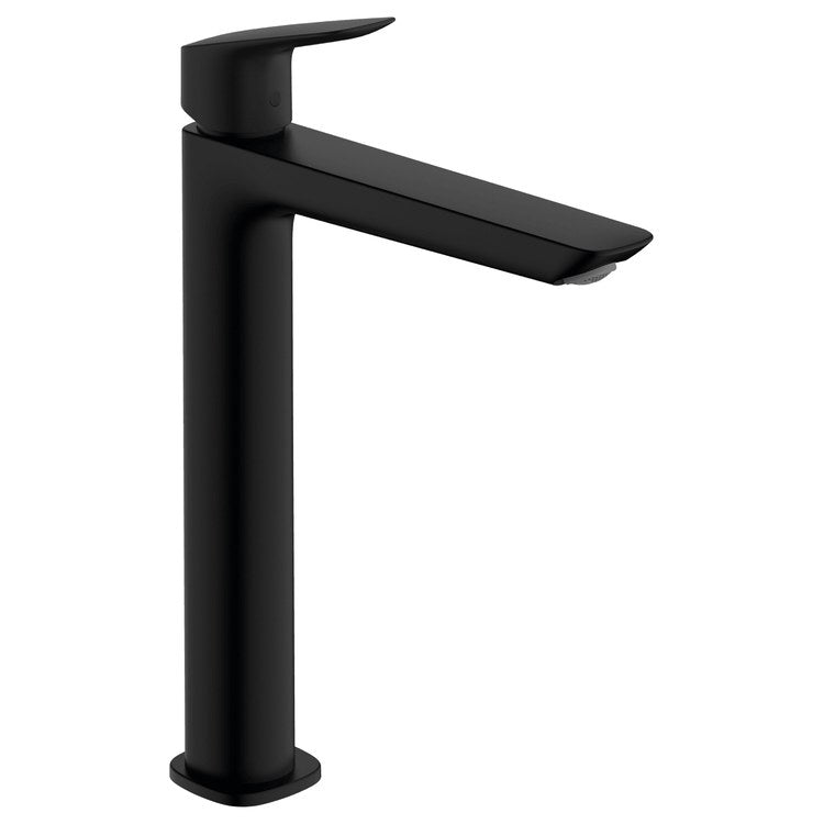 Lavatory Faucet Logis Fine 1 Lever ADA WaterSense Matte Black 1.2 Gallons per Minute Less Drain 1 Hole AirPower EcoRight ComfortZone - Image 1