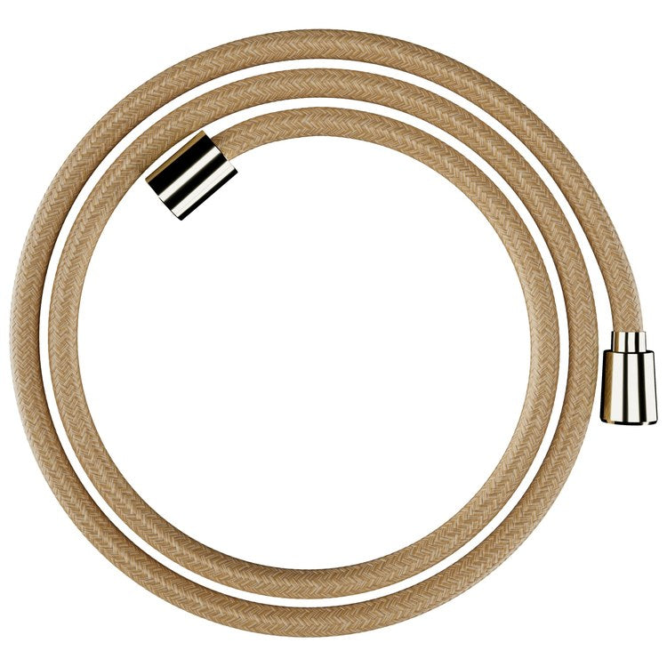 Handshower Hose DesignFlex Textile 63 Inch Polished Gold Optic 1/2 Inch G Plastic - Image 1