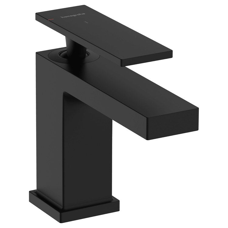 Lavatory Faucet Tecturis E 80 1 Lever ADA WaterSense Matte Black 1.2 Gallons per Minute Deck Mount Pop-Up 1 Hole AirPower EcoSmart ComfortZone - Image 1