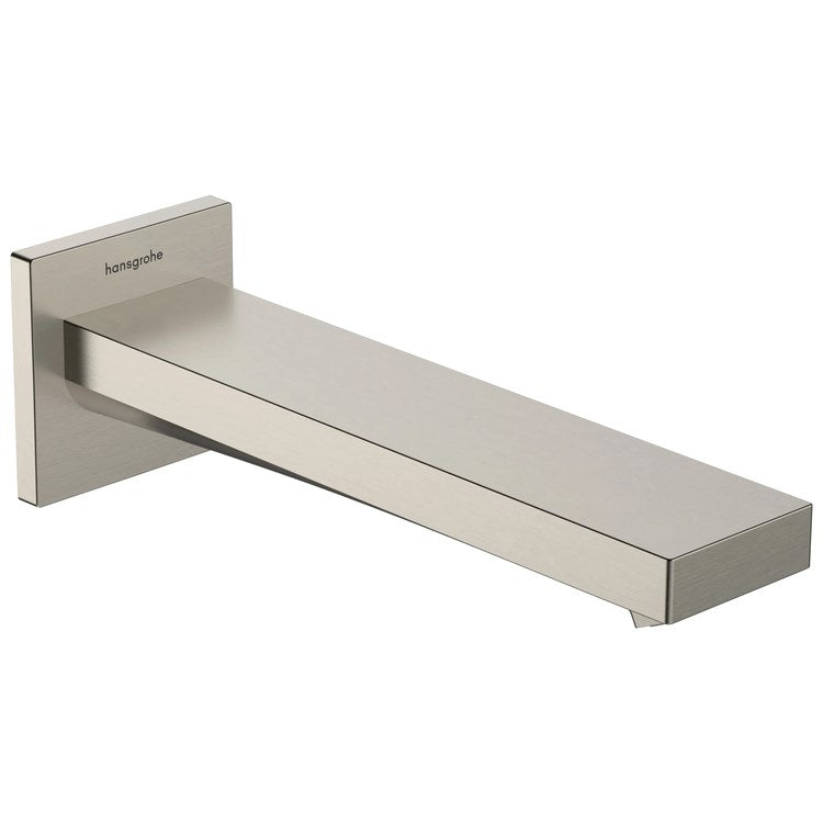 Tub Spout Tecturis E Less Diverter Stainless Steel Brass 1/2 Inch NPT - Image 1