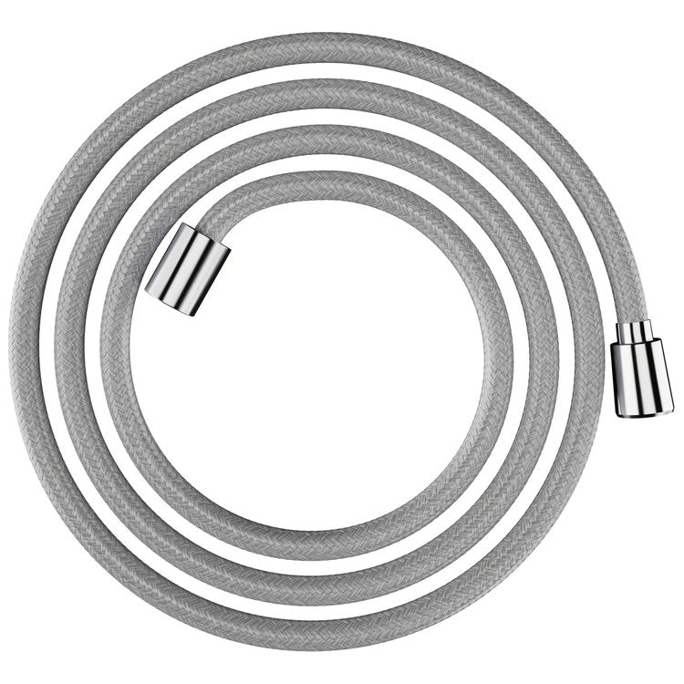 Handshower Hose DesignFlex Textile 80 Inch Chrome 1/2 Inch G Plastic