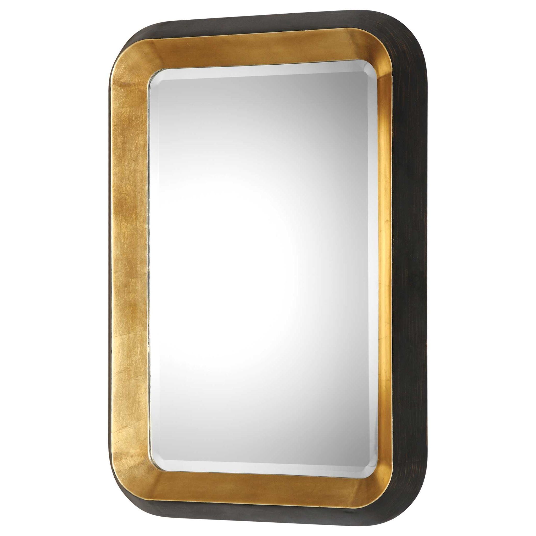 Niva - Metallic Wall Mirror - Gold - Image 2
