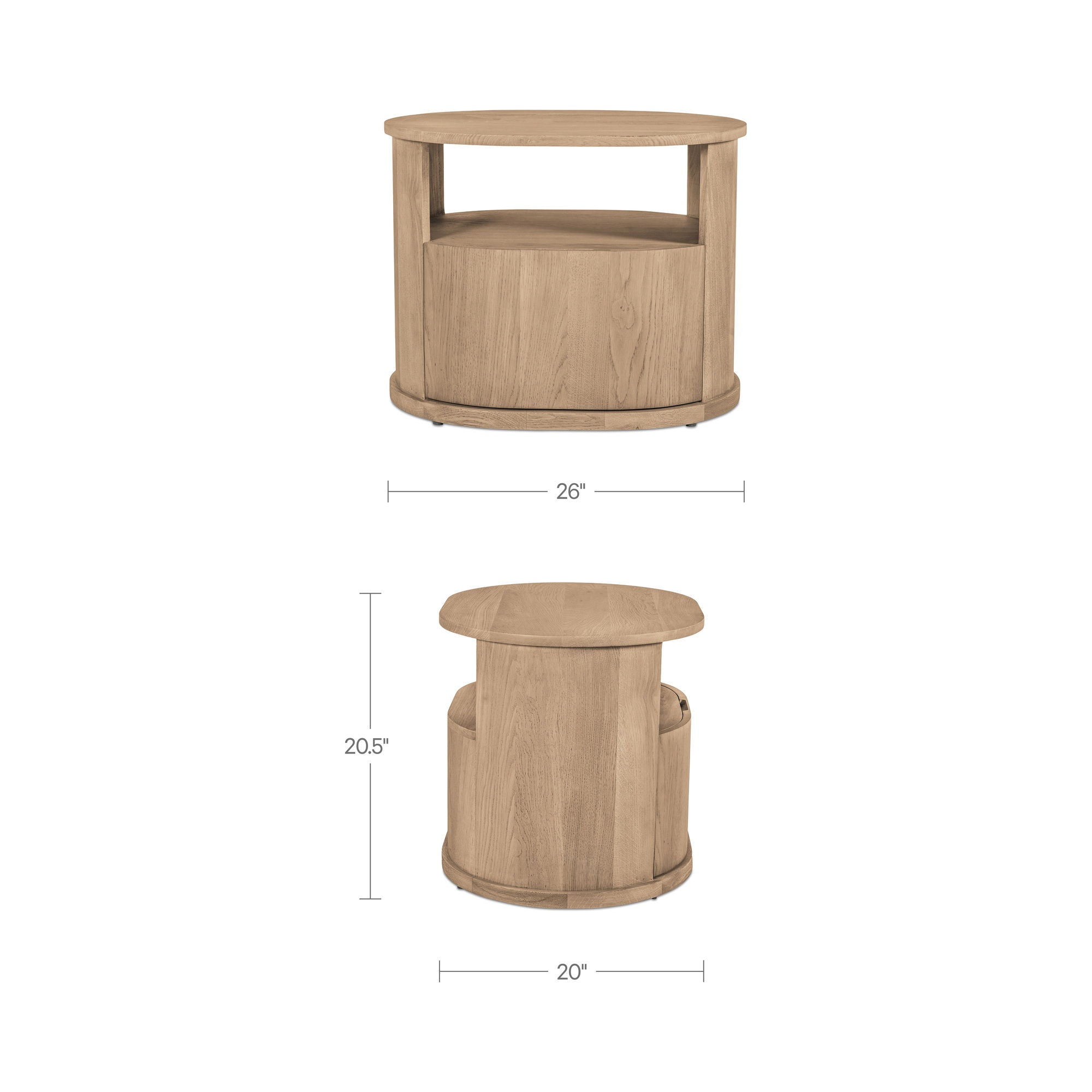 Tommy - Nightstand - Natural - Image 2