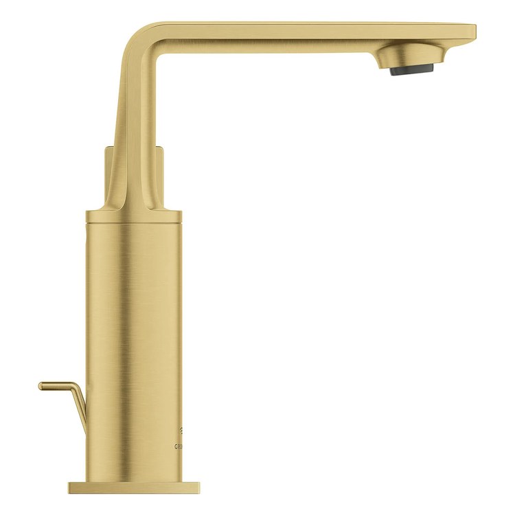 Lavatory Faucet Allure New Medium 1 Lever ADA WaterSense/CALGreen/cUPC Brushed Cool Sunrise 1.2 Gallons per Minute Deck Swivel 100 DEG Pop-Up 1 Hole SilkMove/EcoJoy - Image 2
