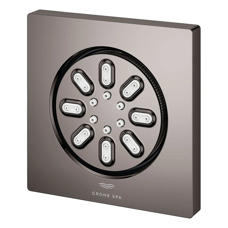 Body Spray Hard Graphite Rainshower Square 2 Function 0.9 Gallons per Minute 1/2 Inch NPT - Image 2