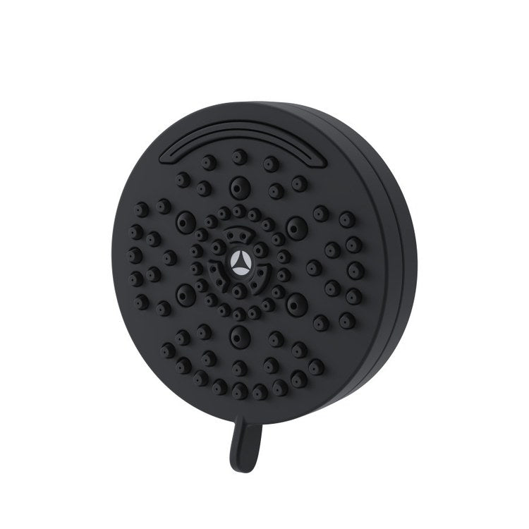 Showerhead HydroMersion 7 Functions Matte Black 4 Inch 2.0 Gallons per Minute Round - Image 1
