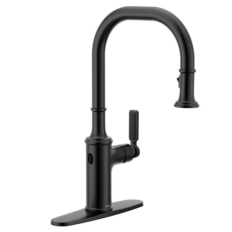Kitchen Faucet Smyth 1 Lever ADA Matte Black High Arc 1/3 Hole MotionSense Wave 1.5 Gallons per Minute - Image 2