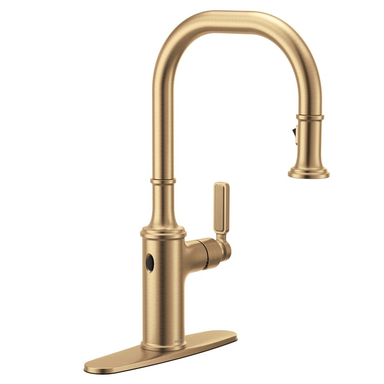 Kitchen Faucet Smyth 1 Lever ADA Bronzed Gold High Arc 1/3 Hole MotionSense Wave 1.5 Gallons per Minute - Image 2