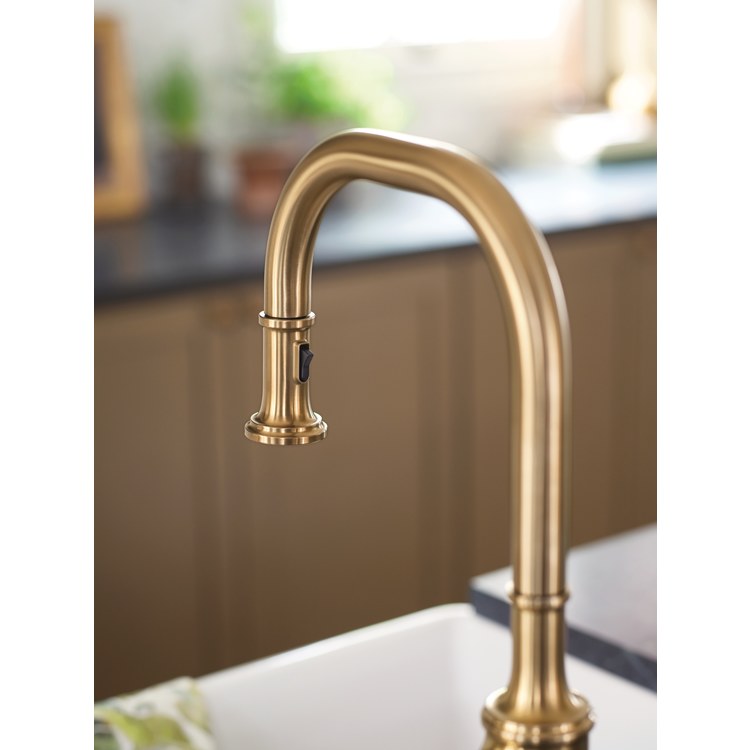 Kitchen Faucet Smyth 1 Lever ADA Bronzed Gold High Arc 1/3 Hole MotionSense Wave 1.5 Gallons per Minute - Image 3