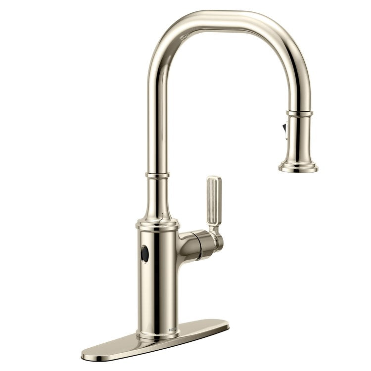 Kitchen Faucet Smyth 1 Lever ADA Polished Nickel High Arc 1/3 Hole MotionSense Wave 1.5 Gallons per Minute - Image 2