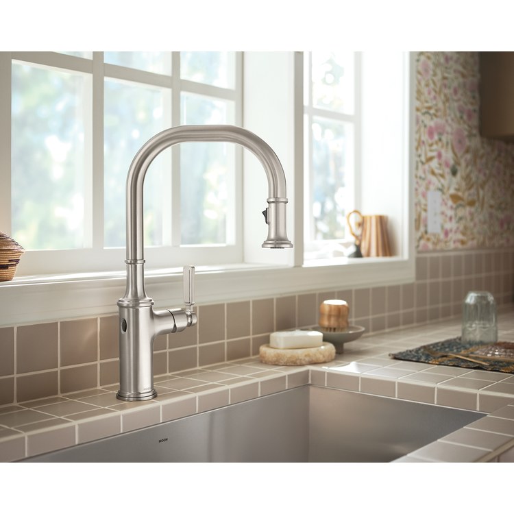 Kitchen Faucet Smyth 1 Lever ADA Spot Resist Stainless High Arc 1/3 Hole MotionSense Wave 1.5 Gallons per Minute - Image 3