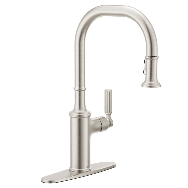 Kitchen Faucet Smyth 1 Lever ADA Spot Resist Stainless High Arc 1/3 Hole PowerBoost 1.5 Gallons per Minute - Image 2