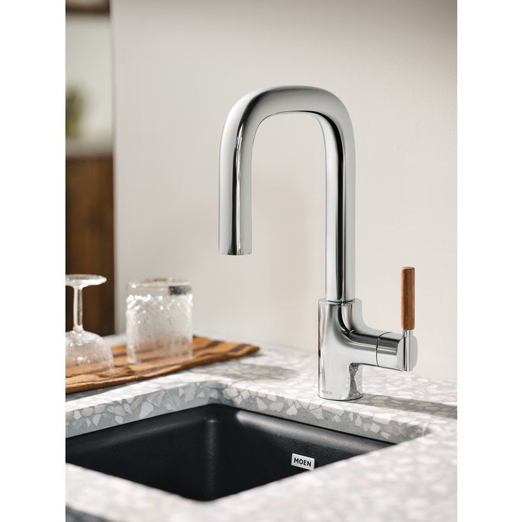Bar Faucet Tenon 1 Lever ADA CALGreen Chrome PowerBoost 1.5 Gallons per Minute - Image 2