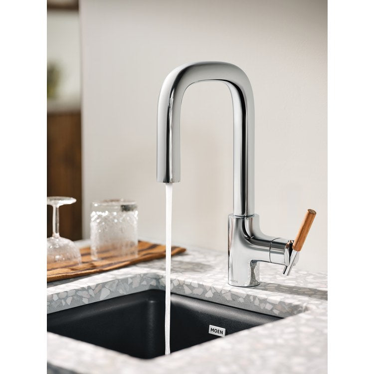 Bar Faucet Tenon 1 Lever ADA CALGreen Chrome PowerBoost 1.5 Gallons per Minute - Image 3