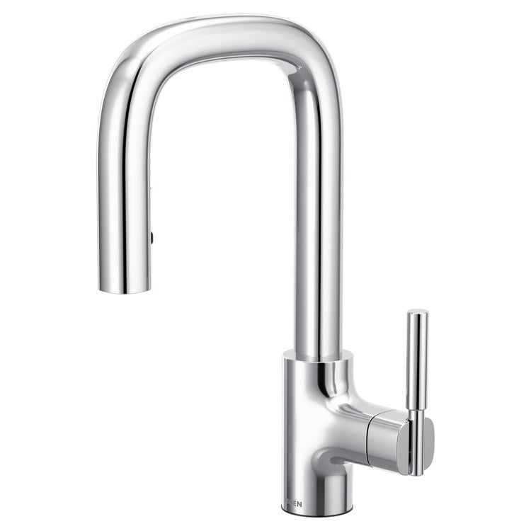 Bar Faucet Tenon 1 Lever ADA CALGreen Chrome PowerBoost 1.5 Gallons per Minute - Image 1