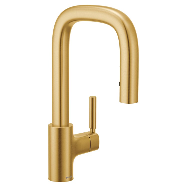 Bar Faucet Tenon 1 Lever ADA CALGreen Brushed Gold PowerBoost 1.5 Gallons per Minute - Image 2