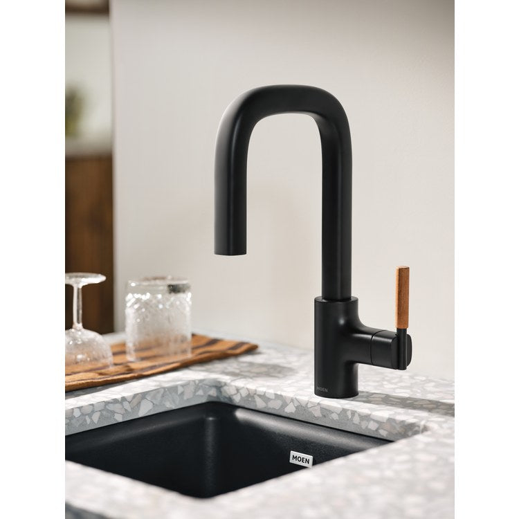 Bar Faucet Tenon 1 Lever ADA CALGreen Matte Black PowerBoost 1.5 Gallons per Minute - Image 3