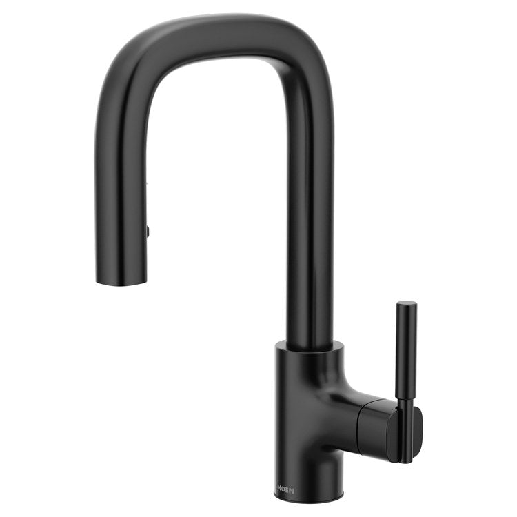 Bar Faucet Tenon 1 Lever ADA CALGreen Matte Black PowerBoost 1.5 Gallons per Minute - Image 1