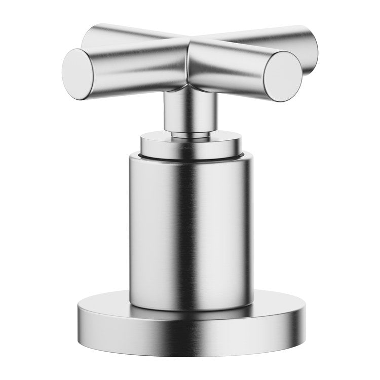 Diverter Trim TARA Two-Way Brushed Chrome 1 Cross ADA for Deck Mount Tub - Image 1