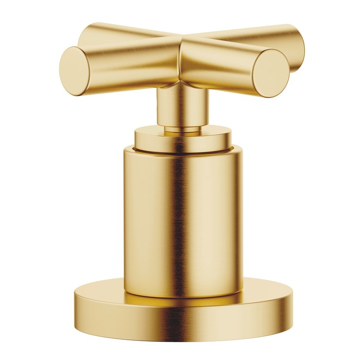 Diverter Trim TARA Two-Way Brushed Durabrass 1 Cross ADA for Deck Mount Tub - Image 1