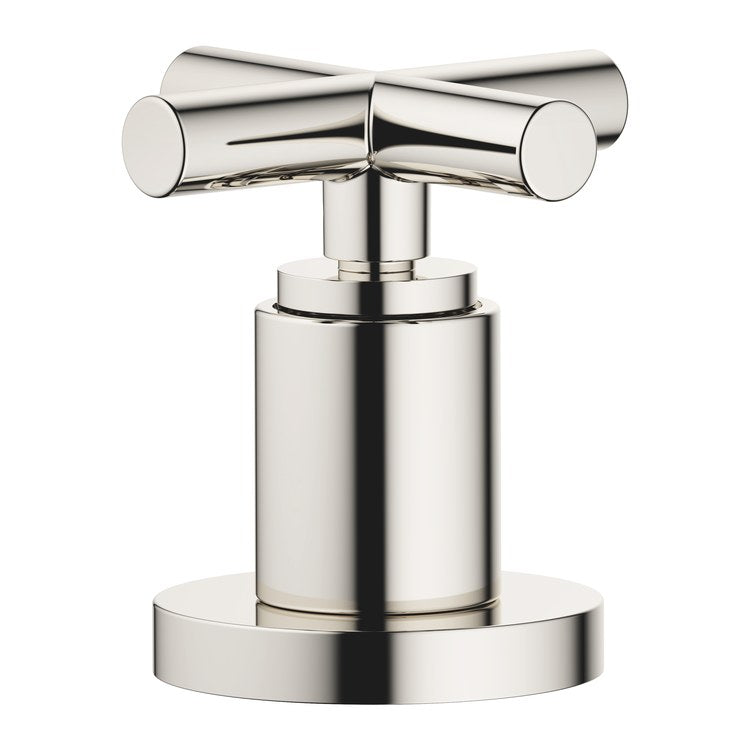 Diverter Trim TARA Two-Way Platinum 1 Cross ADA for Deck Mount Tub - Image 1