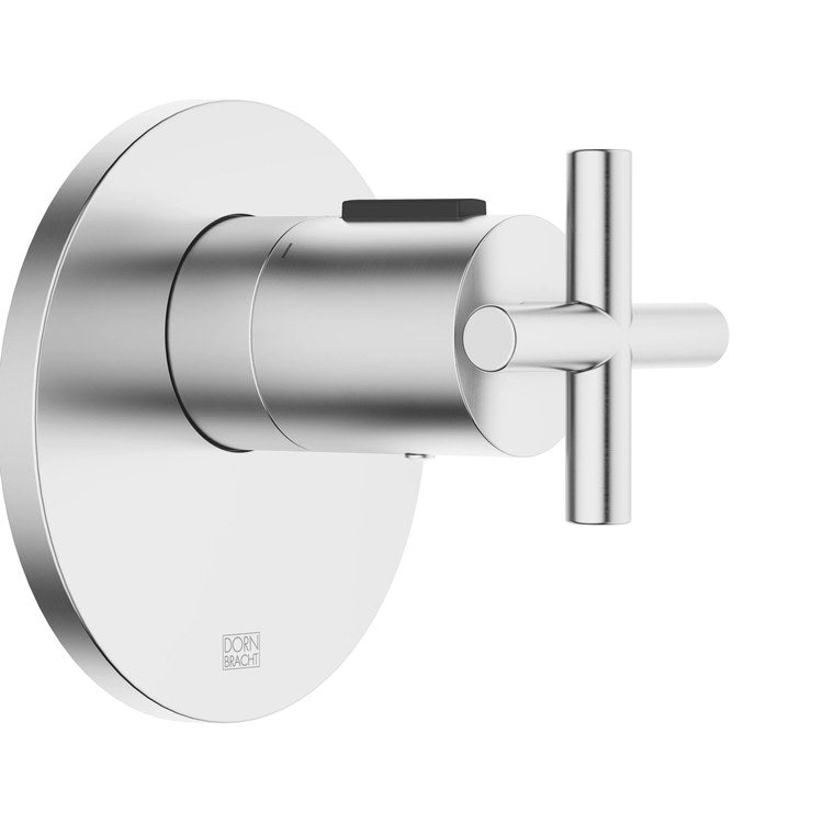 Thermostatic Trim TARA xTool Concealed Less Volume Control 1 Cross Brushed Chrome - Image 1