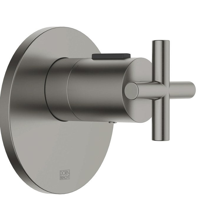 Thermostatic Trim TARA xTool Concealed Less Volume Control 1 Cross Brushed Dark Platinum - Image 1