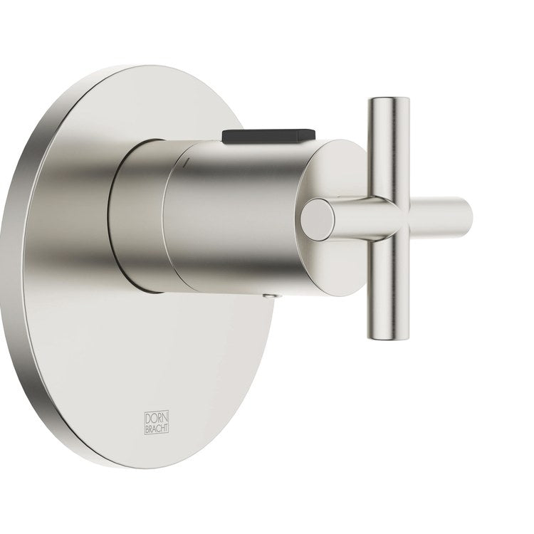 Thermostatic Trim TARA xTool Concealed Less Volume Control 1 Cross Brushed Platinum - Image 1