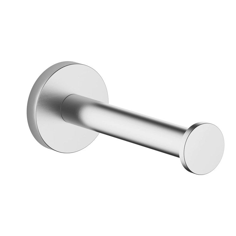 Toilet Paper Holder TARA Reserve Brushed Chrome 5-1/4 Inch Wall Mount - Image 1