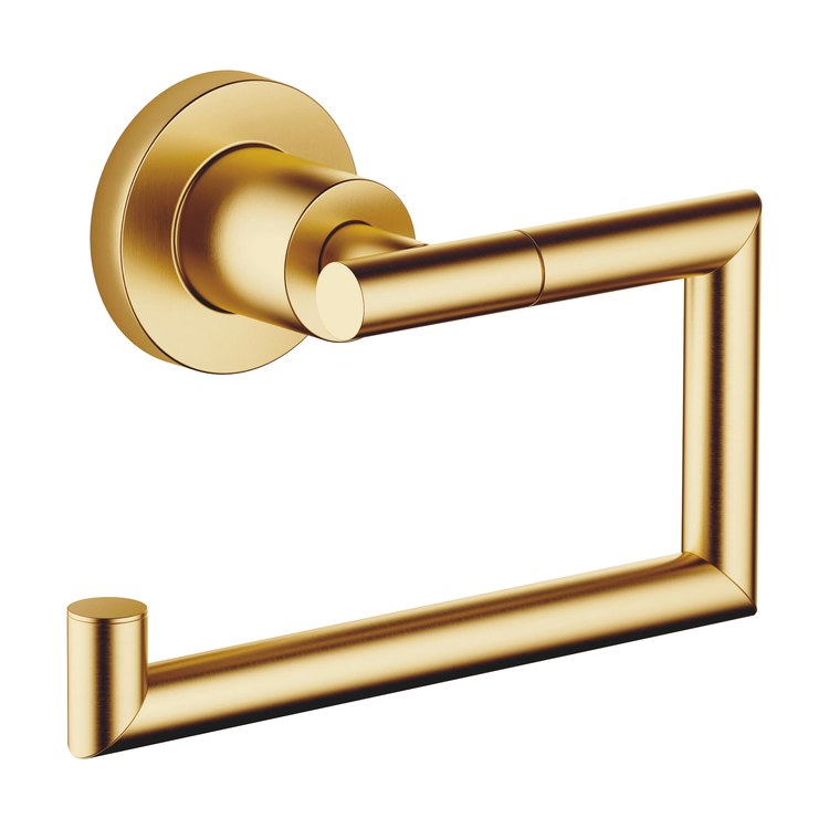 Toilet Paper Holder TARA Less Cover Brushed Durabrass 2-7/8 Inch Wall Mount - Image 1