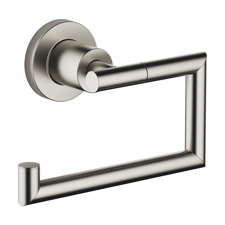 Toilet Paper Holder TARA Less Cover Brushed Platinum 2-7/8 Inch Wall Mount - Image 1