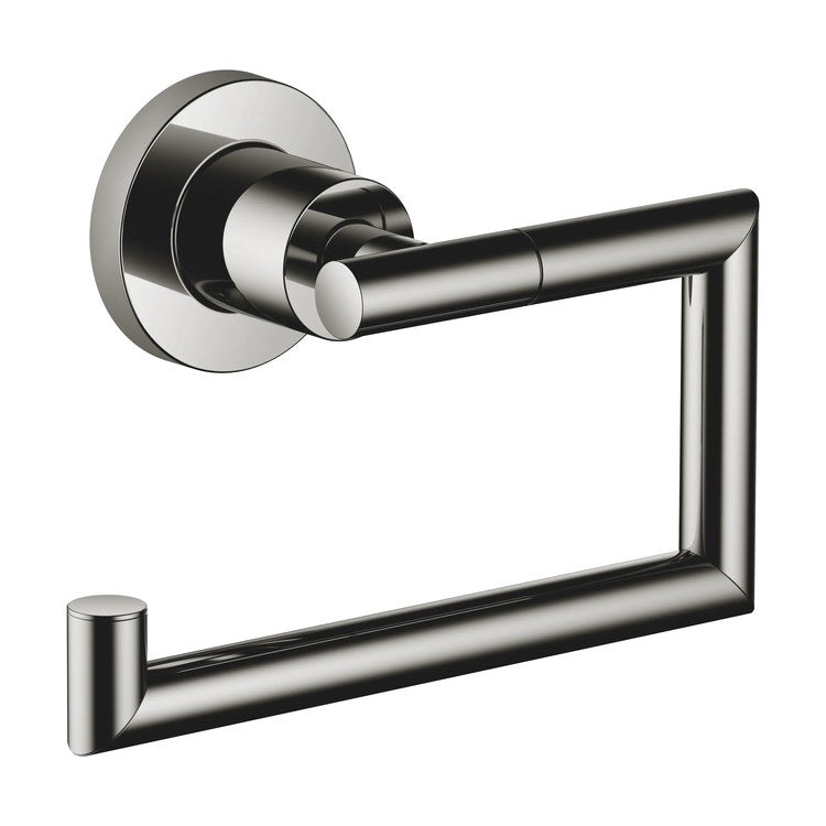 Toilet Paper Holder TARA Less Cover Dark Chrome 2-7/8 Inch Wall Mount - Image 1