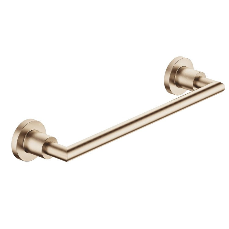 Towel Bar TARA 12 Inch Brushed Champagne Brass Alloy - Image 1
