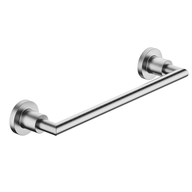 Towel Bar TARA 12 Inch Brushed Chrome Brass Alloy - Image 1