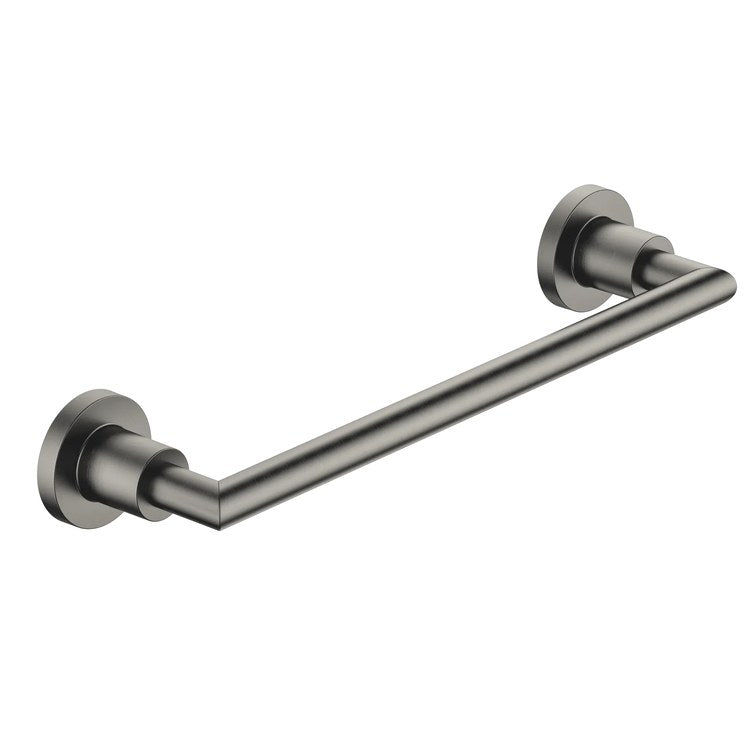 Towel Bar TARA 12 Inch Brushed Dark Platinum Brass Alloy - Image 1