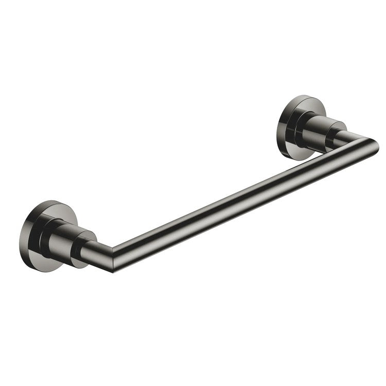 Towel Bar TARA 12 Inch Dark Chrome Brass Alloy - Image 1