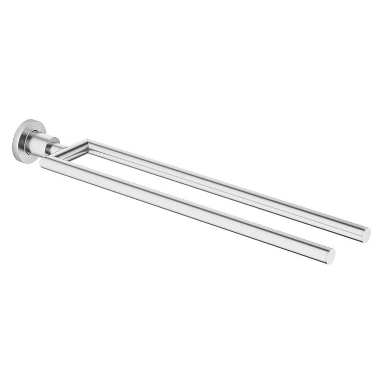 Towel Bar TARA 2-Piece Fixed Brushed Chrome - Image 1